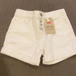 Girl Levi Jean Shorts